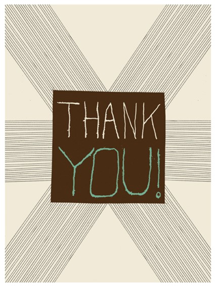 Thank You Greeting Card