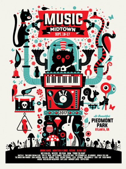 Music Midtown Robot