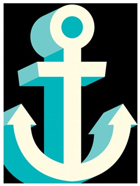 Anchor Greeting Card