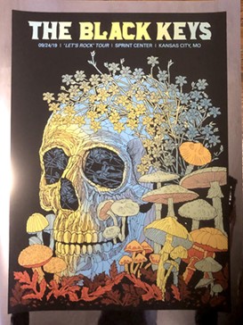 Black Keys -Shroom Skull Foil